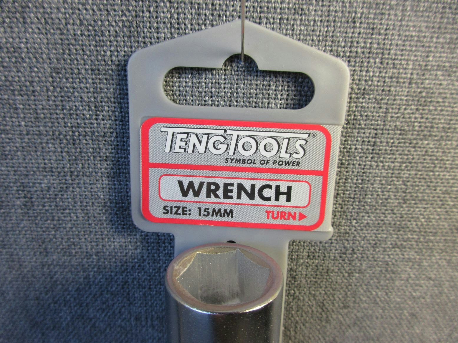 Hylsnyckel dubbel 15 mm. Teng Tools.