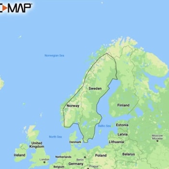 C-MAP Sjökort Reveal – Scandinavia inland M-EN-Y580-MS