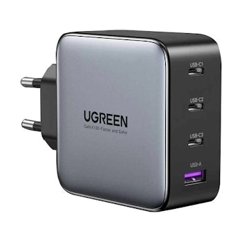 UGREEN Nexode CD226 100W 3 USB-C & 1 USB Port GaN PD Fast Wall Charger