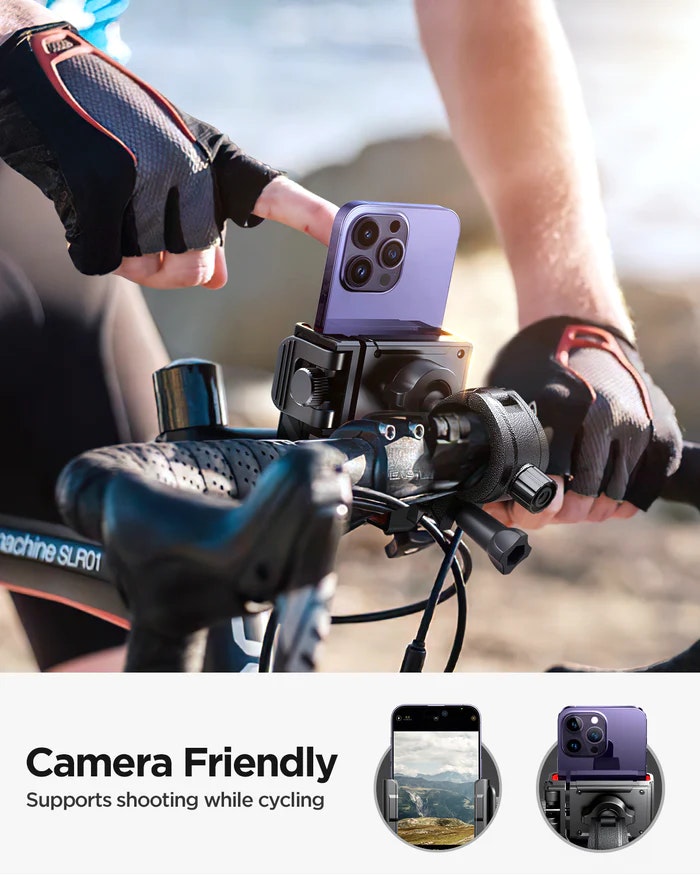 JR-ZS266 Bike Phone Mount holder-Black