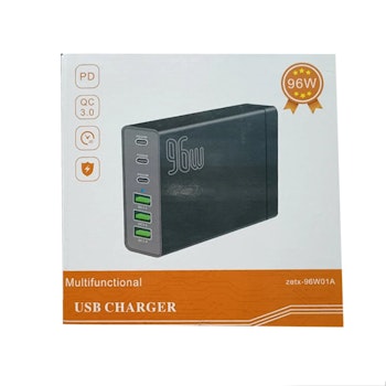 Zetex-96W01A Multifunction USB Charger
