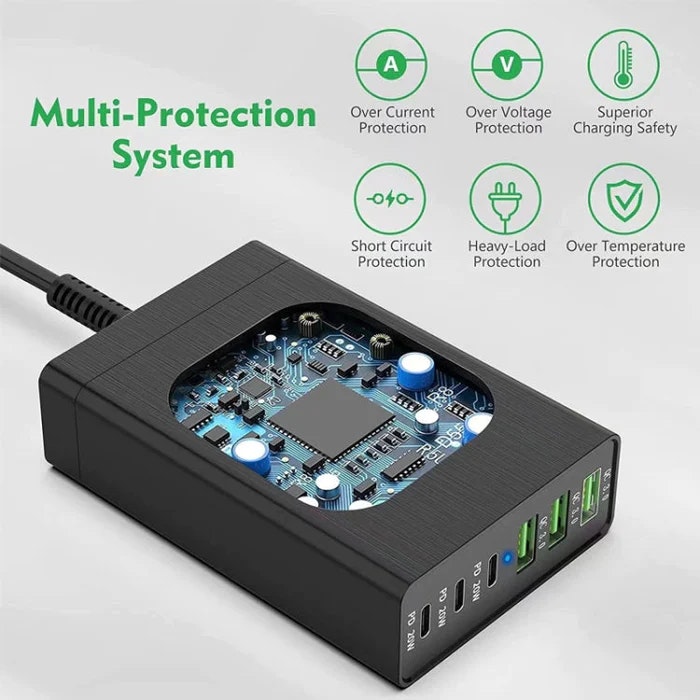 Zetex-96W01A Multifunction USB Charger