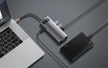 Baseus Metal Gleam 9 in1 USB‑C hubb