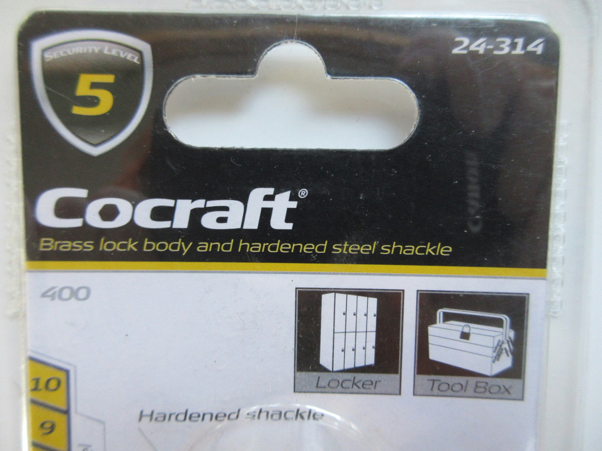 Hänglås Cocraft 400, 40 mm. 24-314