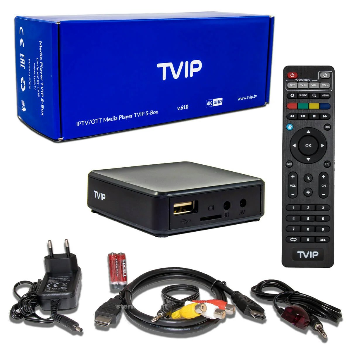 TVIP S-Box v.610 IPTV 4K