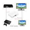 HDMI splitter 2xHDMI-utgångar 1080P 4K, Vit