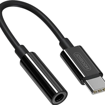 Joyroom Adapter 3.5 mm mini jack (female) - USB Typ C (male) (SH-C1) black