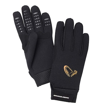 Savage Gear - Neoprene Stretch Glove Black - Medium