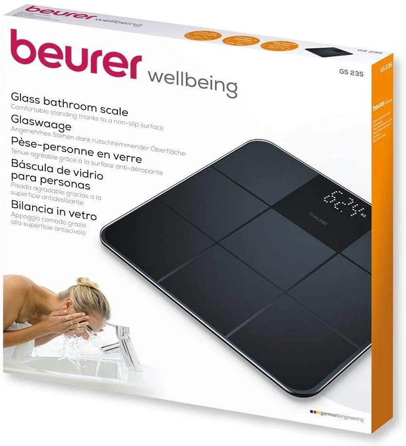Beurer GS235 Digital badrumsvåg med halkfri yta