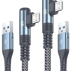 AviBrex USB C Cable 2pack 2m Grey