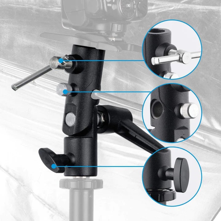 TARION H-Shape 2-Part Swivel Tilt Metal