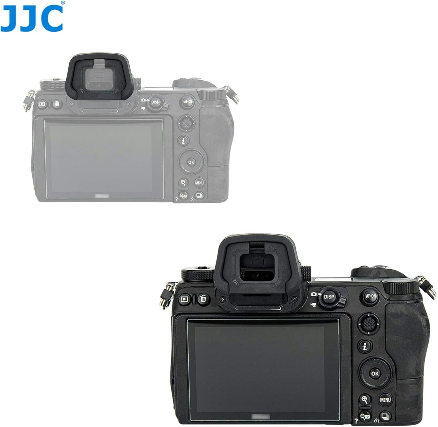 JJC Soft Silicone Eyecup for Nikon Z5 Z6 Z6II Z7 Z7II Camera. 2 st.