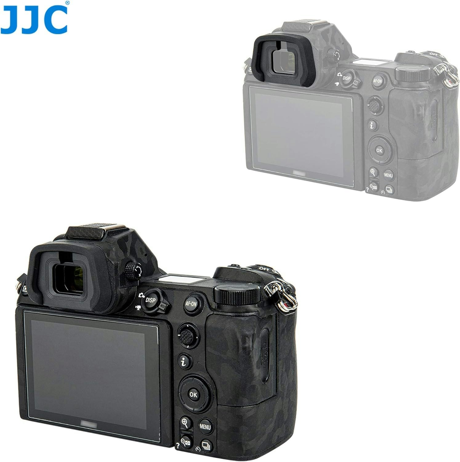 JJC Soft Silicone Eyecup for Nikon Z5 Z6 Z6II Z7 Z7II Camera. 2 st.