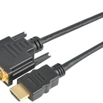 Prokord adapterkabel HDMI-D 0056, 1 m.