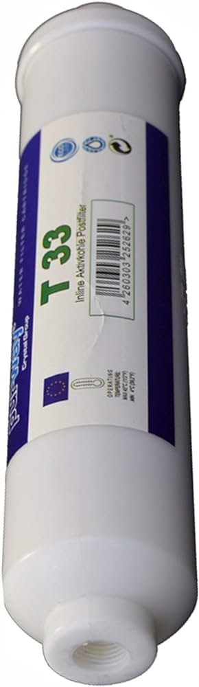 Inline Activated Carbon Post Filter T33