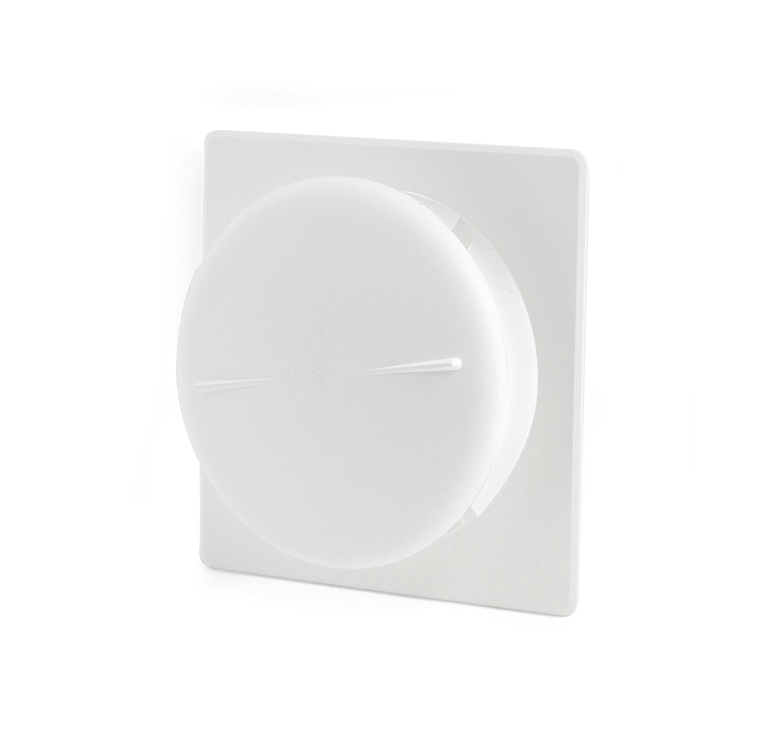Habo Tallriksventil rund 282, plast 125 mm