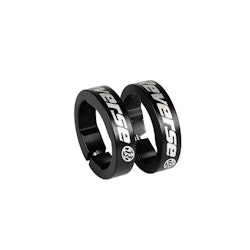 Reverse Components Clamping Ring Set for Lock-On Grips - black