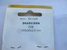 ESSVE Skarvjärn FZB155x25x2,5 mm. 2 st.