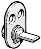 ASSA Kopplingsbricka Fix 4058, 55mm