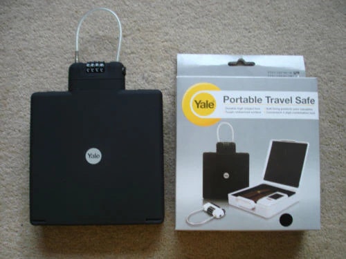 Yale Portable Travel Safe, 1210, svart