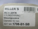 Millers Cylinderring Mässingoxiderat, 22170
