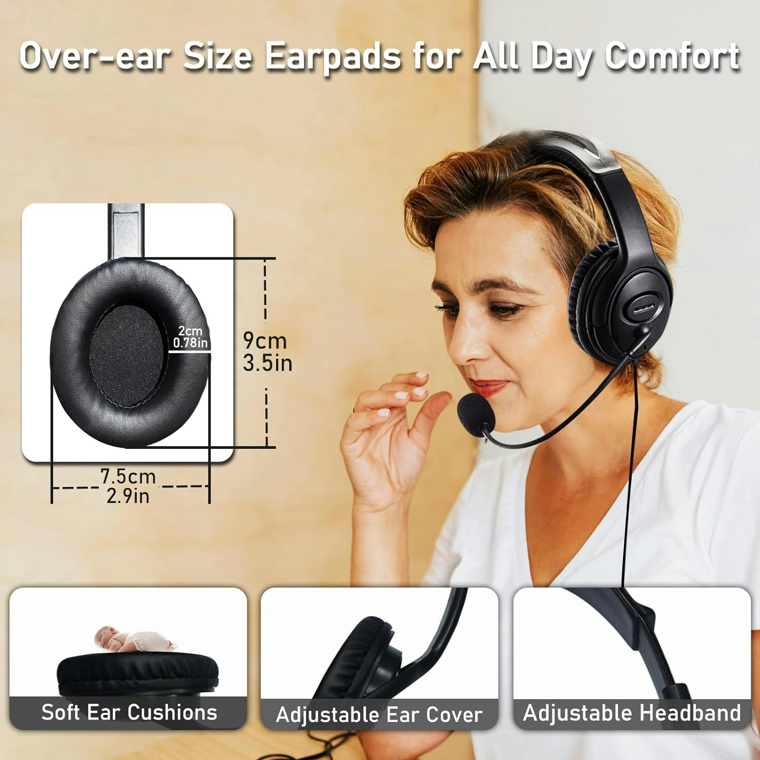 WEINYWCN Headphone headset 108U