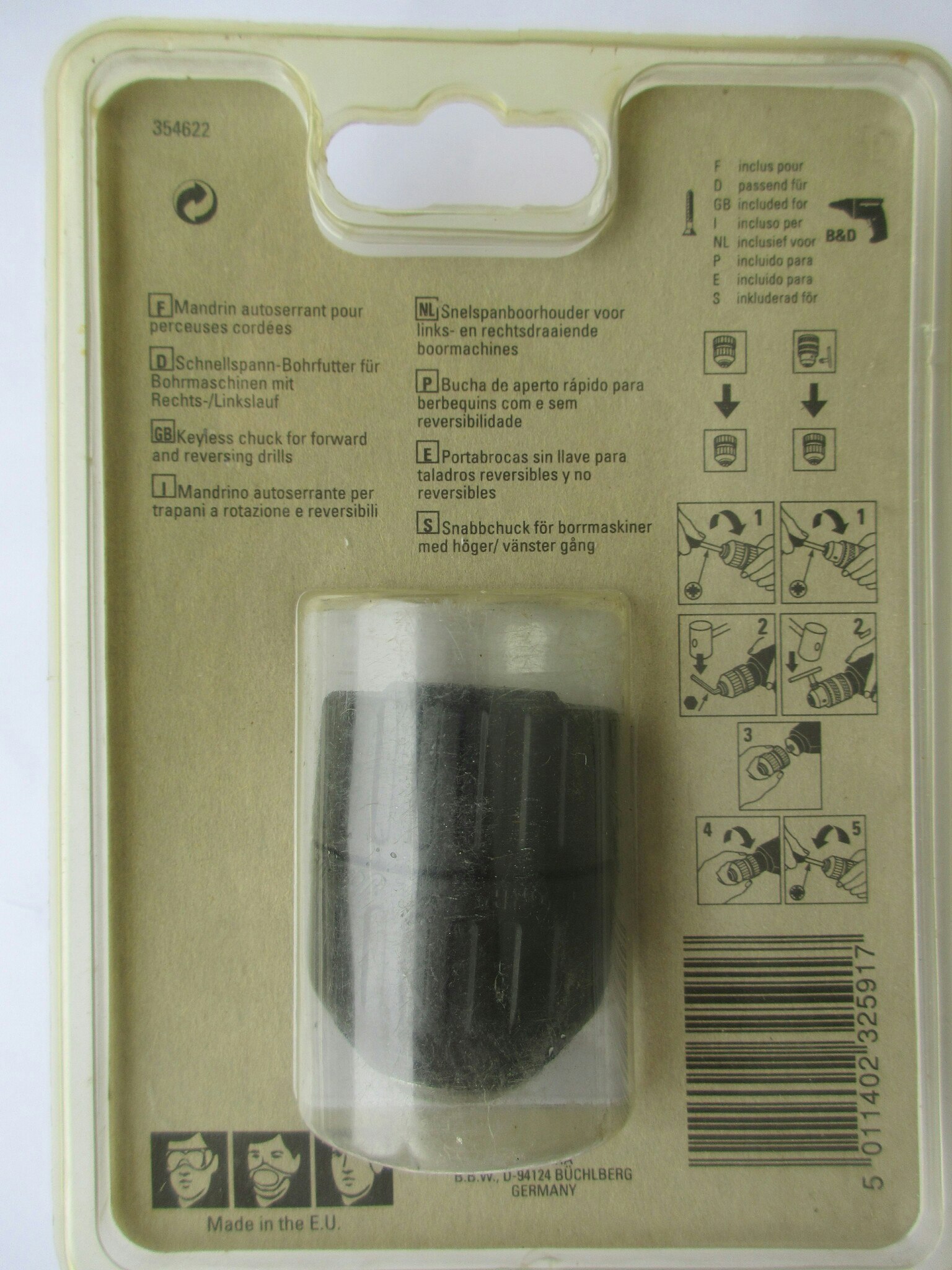 Piranha Snabbchuck  3/8" x 24, 10mm X66364
