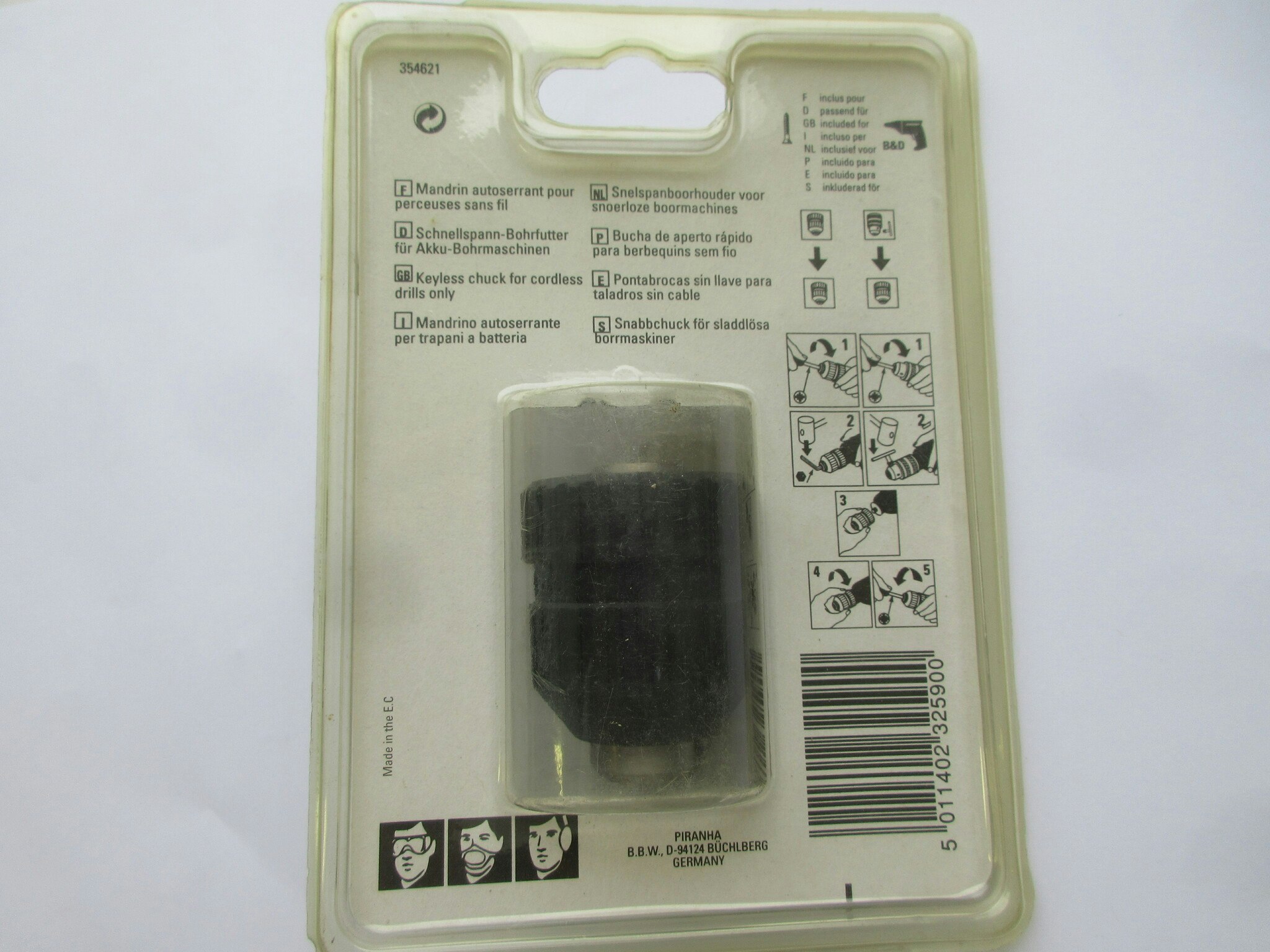 Piranha Snabbchuck 3/8" x 24, X66363