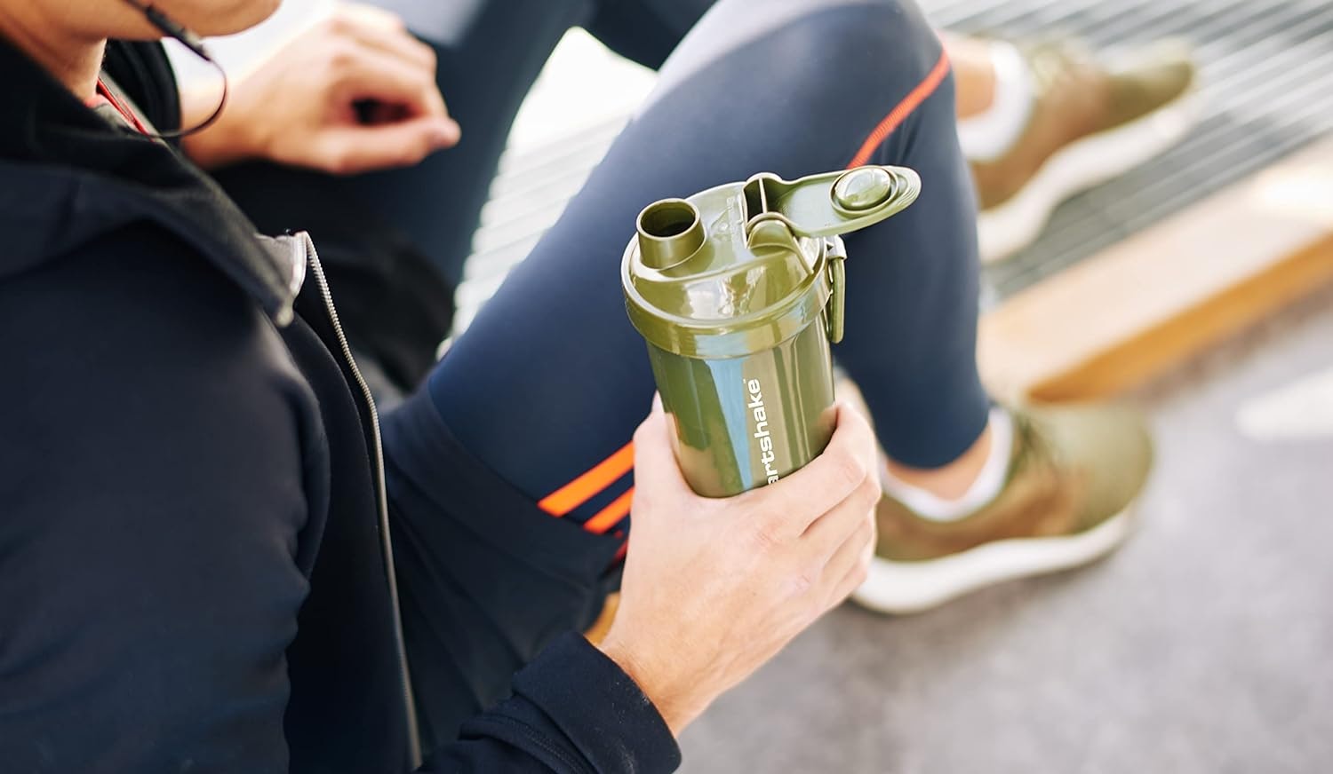 SmartShake Original2Go 600 ml. Grön