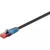 Goobay Cat 6 Patchkabel För Dragning Utomhus, U/Utp, Svart. 75 m.