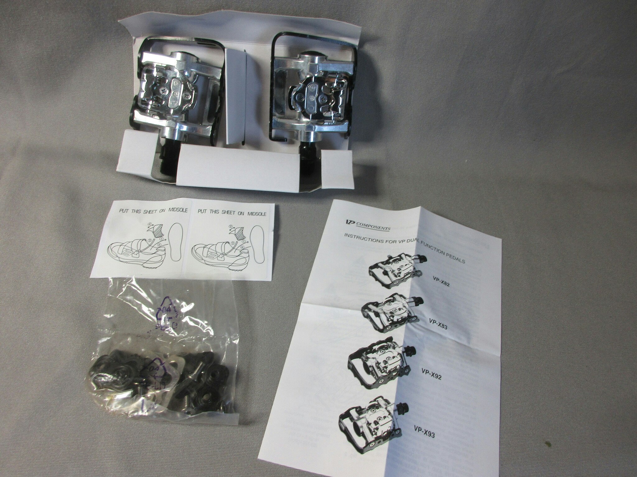 VP Components VP-X93 Cykelpedaler. 1 par