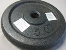 Viktskiva Gjutjärn 25 mm. 5 kg. 1 st.