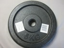Viktskiva Gjutjärn 25 mm. 5 kg. 1 st.