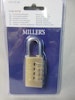 Miller’s Kombinationshänglås Mässing 4605-28-SB.