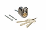Assa Abloy d12 Cylinder 1209/4087. 3 nycklar Mattkrom