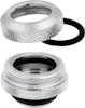 Corsair Hydro X Series XF Hardline Fitting, 14mm OD, Chrome, 4-pack