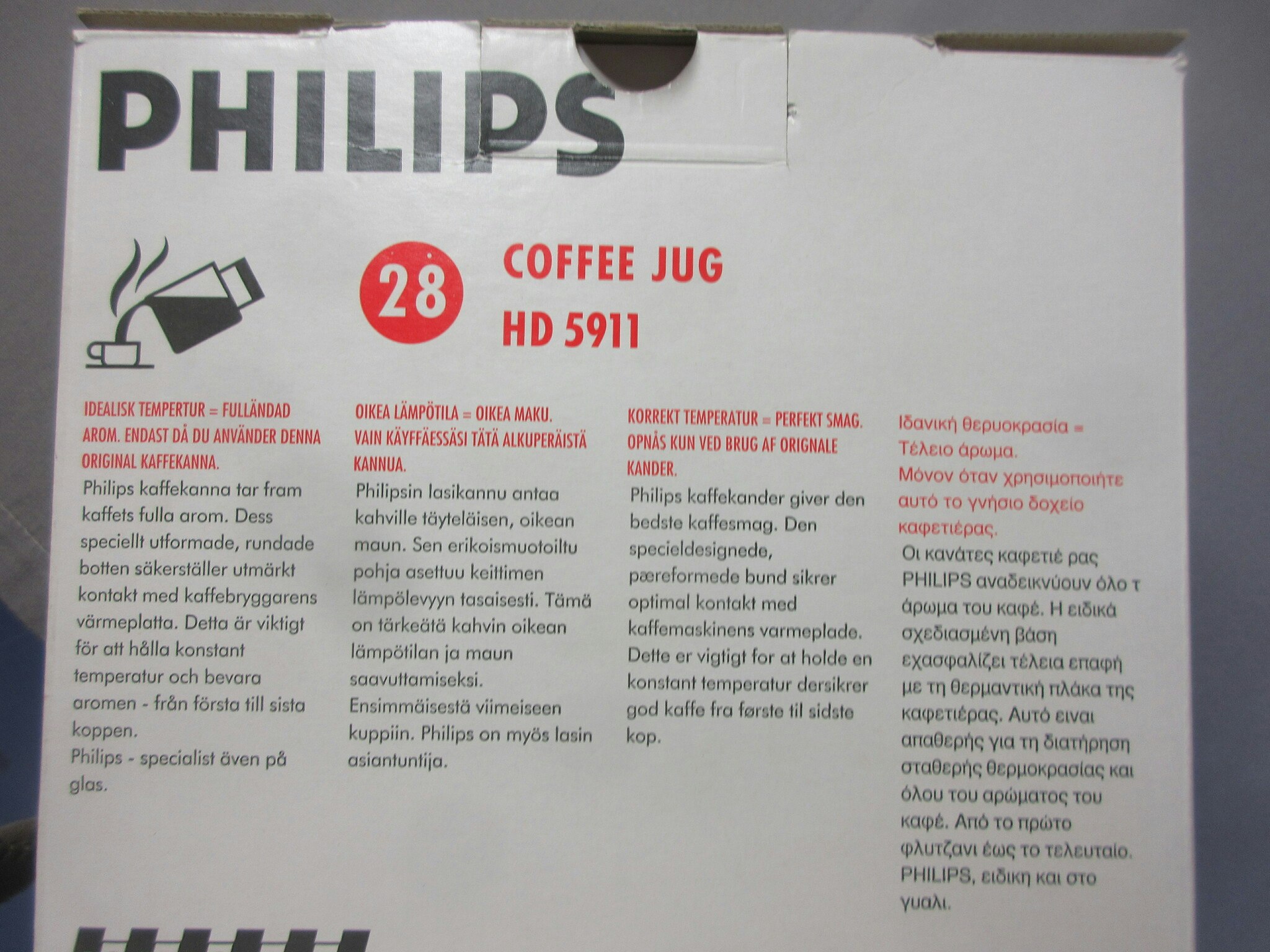 Philips Glaskanna HD 5911