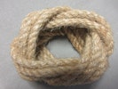 Servettringar Jute 6 st.