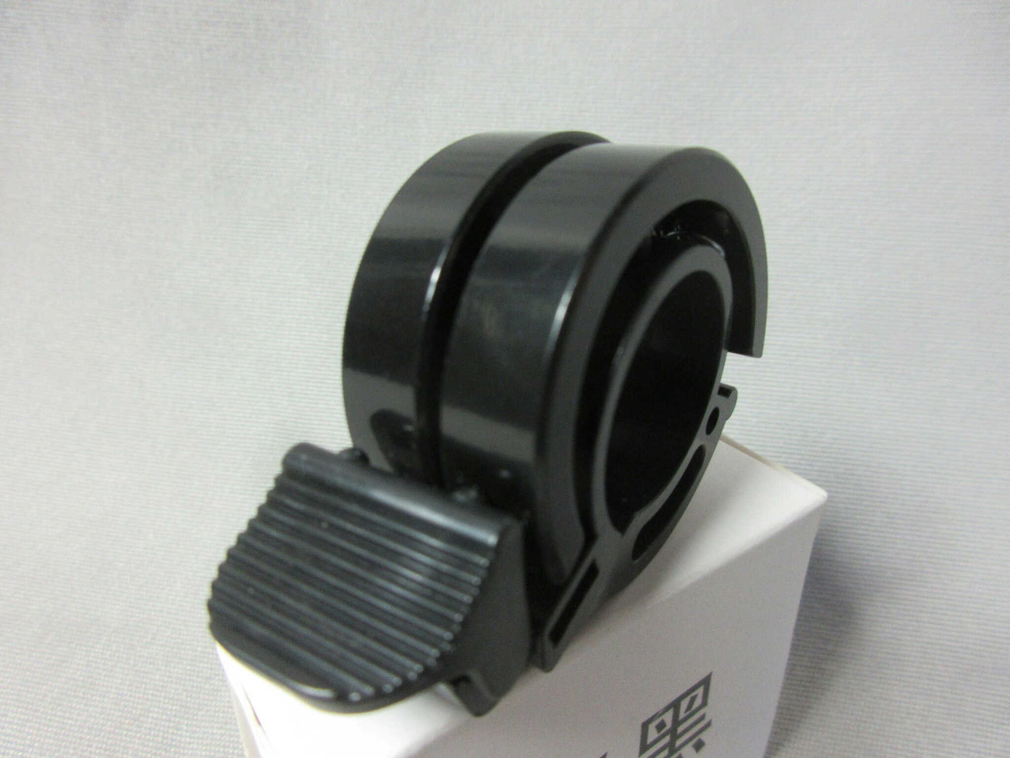 Cykelklocka i aluminium. Black