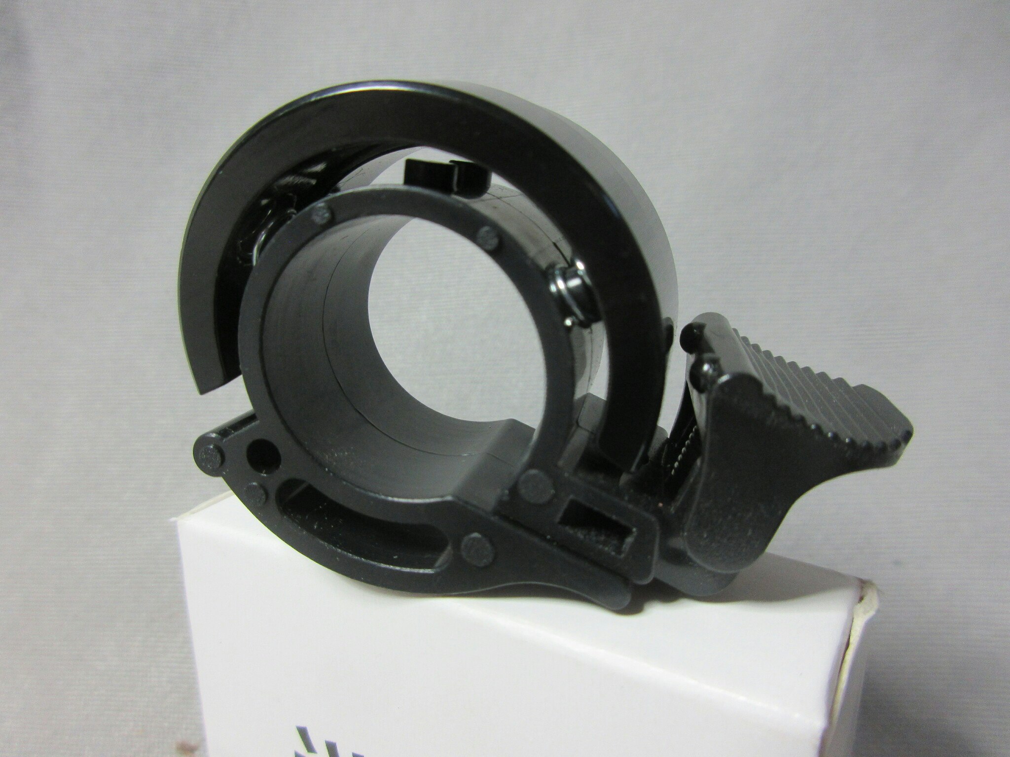 Cykelklocka i aluminium. Black