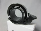 Cykelklocka i aluminium. Black