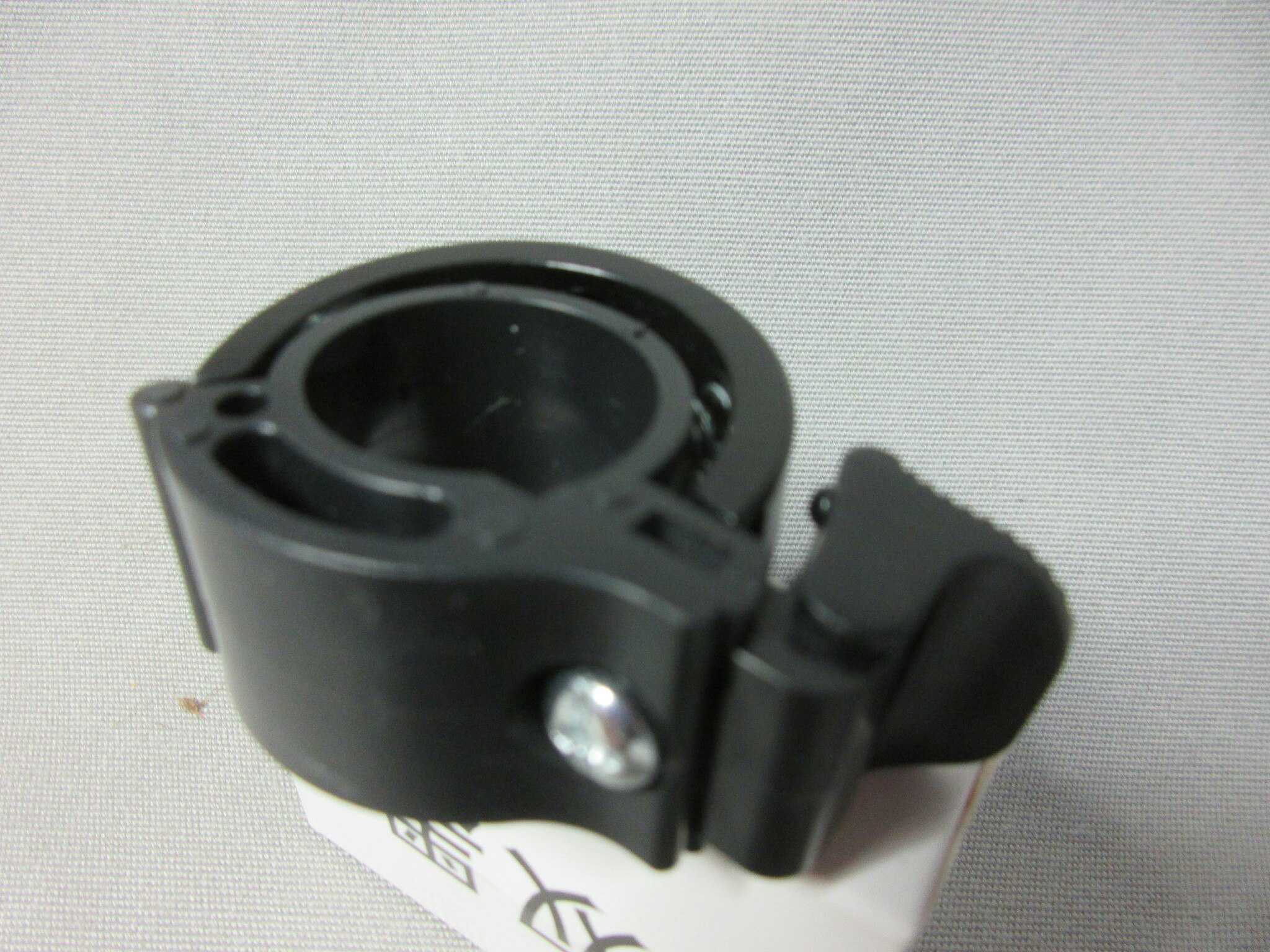Cykelklocka i aluminium. Black