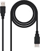 USB Cable NANOCABLE  3 M Black