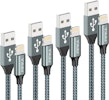 PIPIKA iPhone Charger Cable 4-Pack 0.5-3 m
