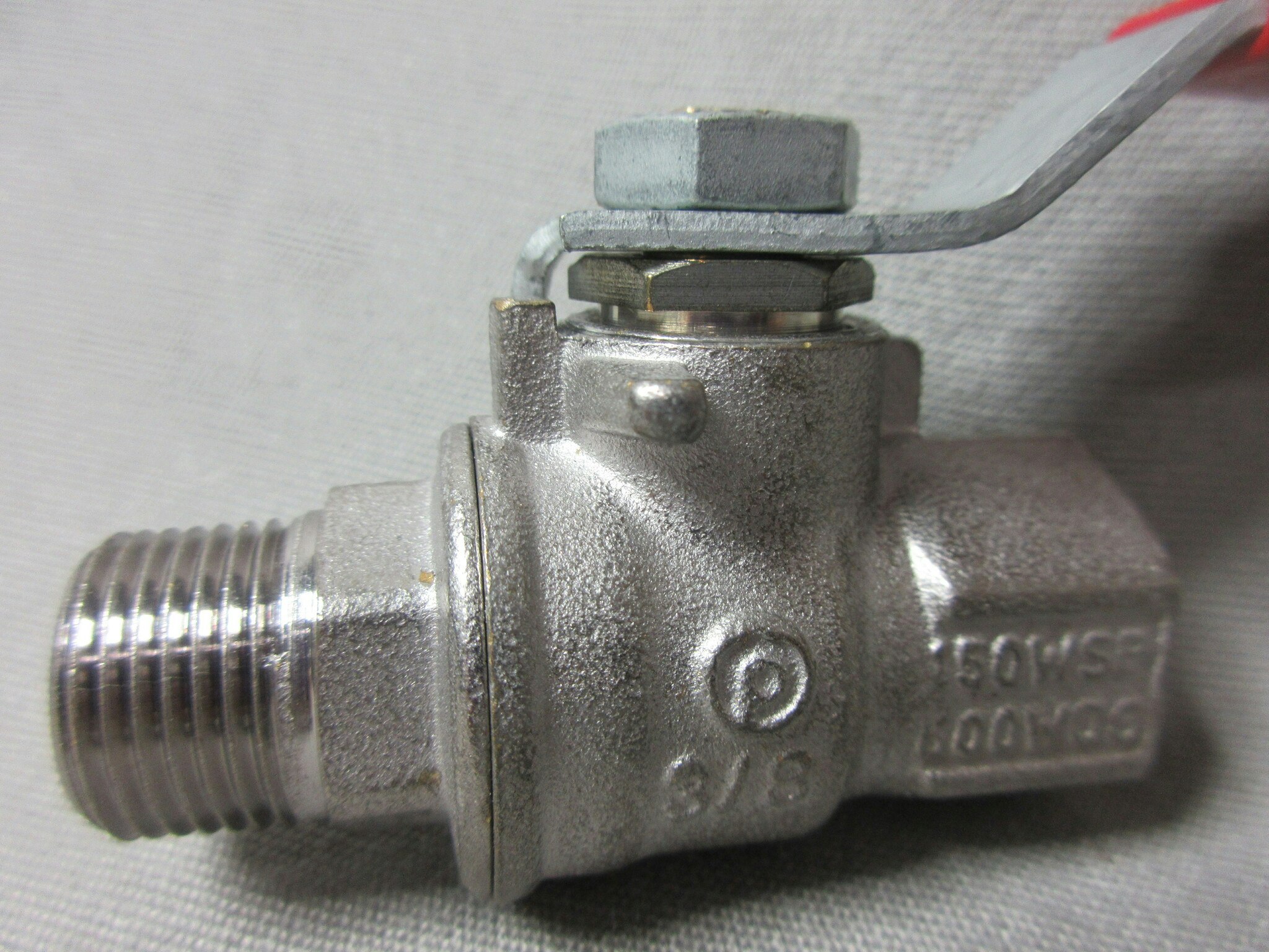 PETTINAROLI Kulventil 3/8" stålhandtag