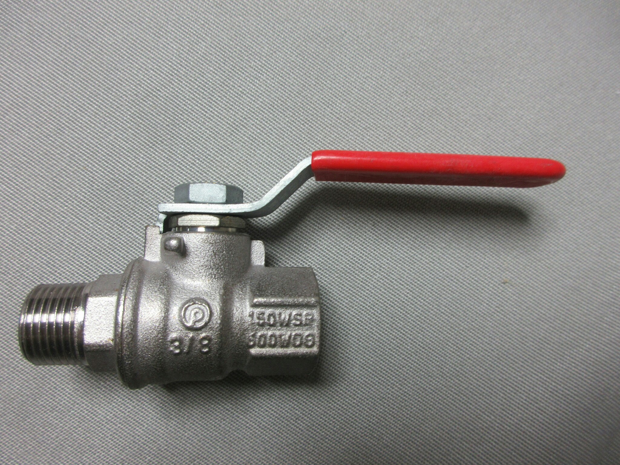 PETTINAROLI Kulventil 3/8" stålhandtag