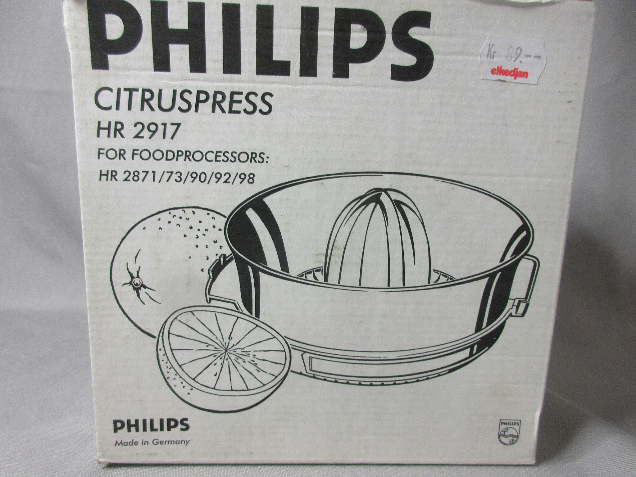 Philips Citruspress, HR 2917