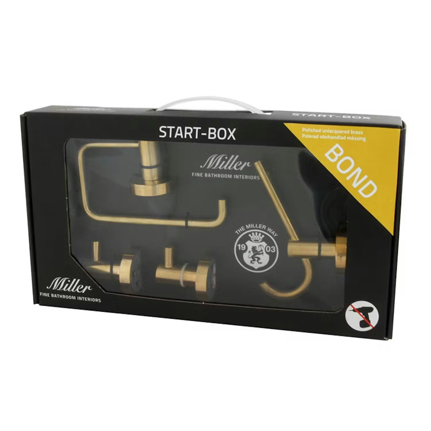 Miller Start-box Bond Mässing, 8701MP