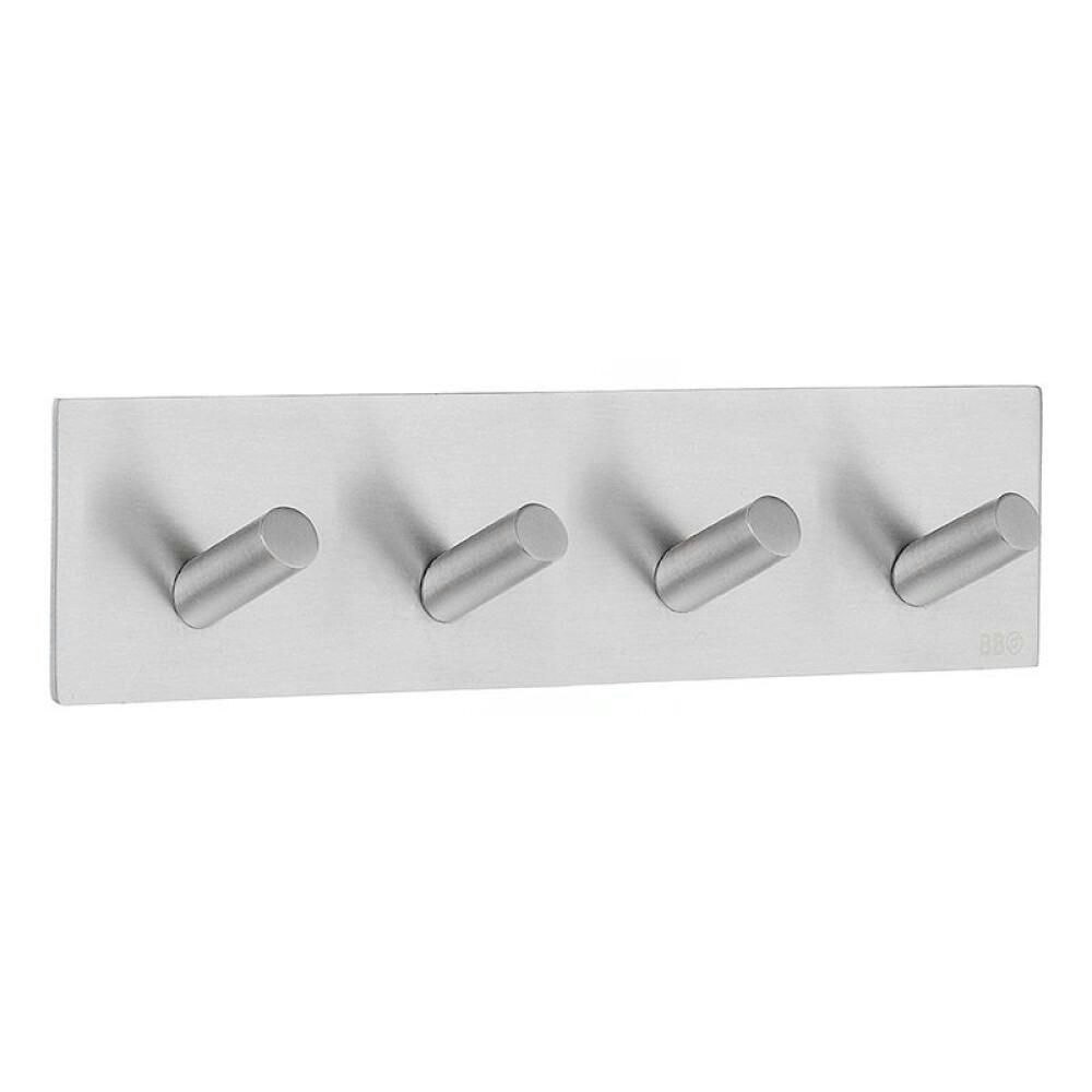 Beslagsboden 4-Krok 18x4,5cm Borstat Stål