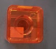 Spirella Cubo Klar Orange Tvåldispenser 1015289
